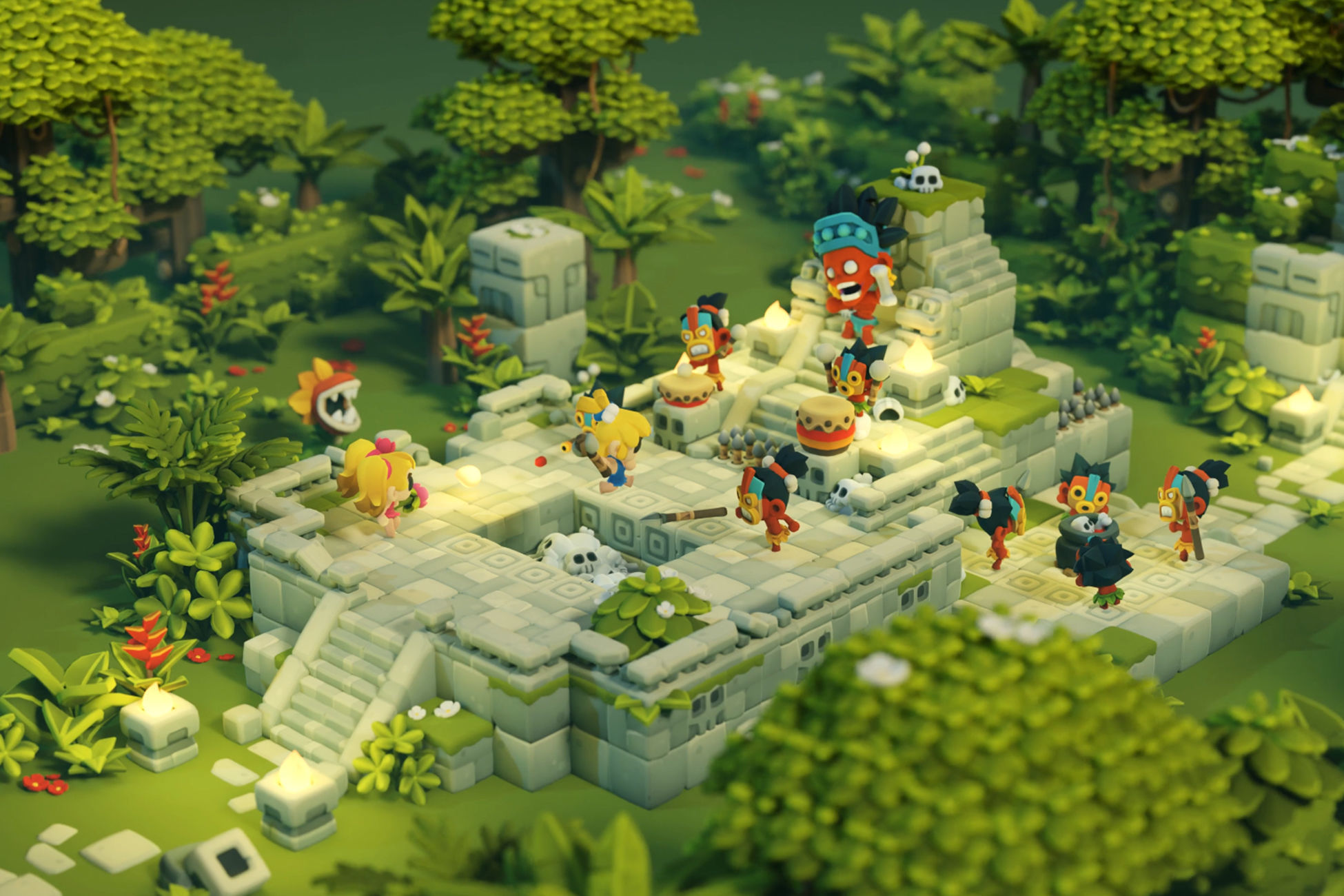 Cube World Bundle - Proto Series Low-poly 3D model_4