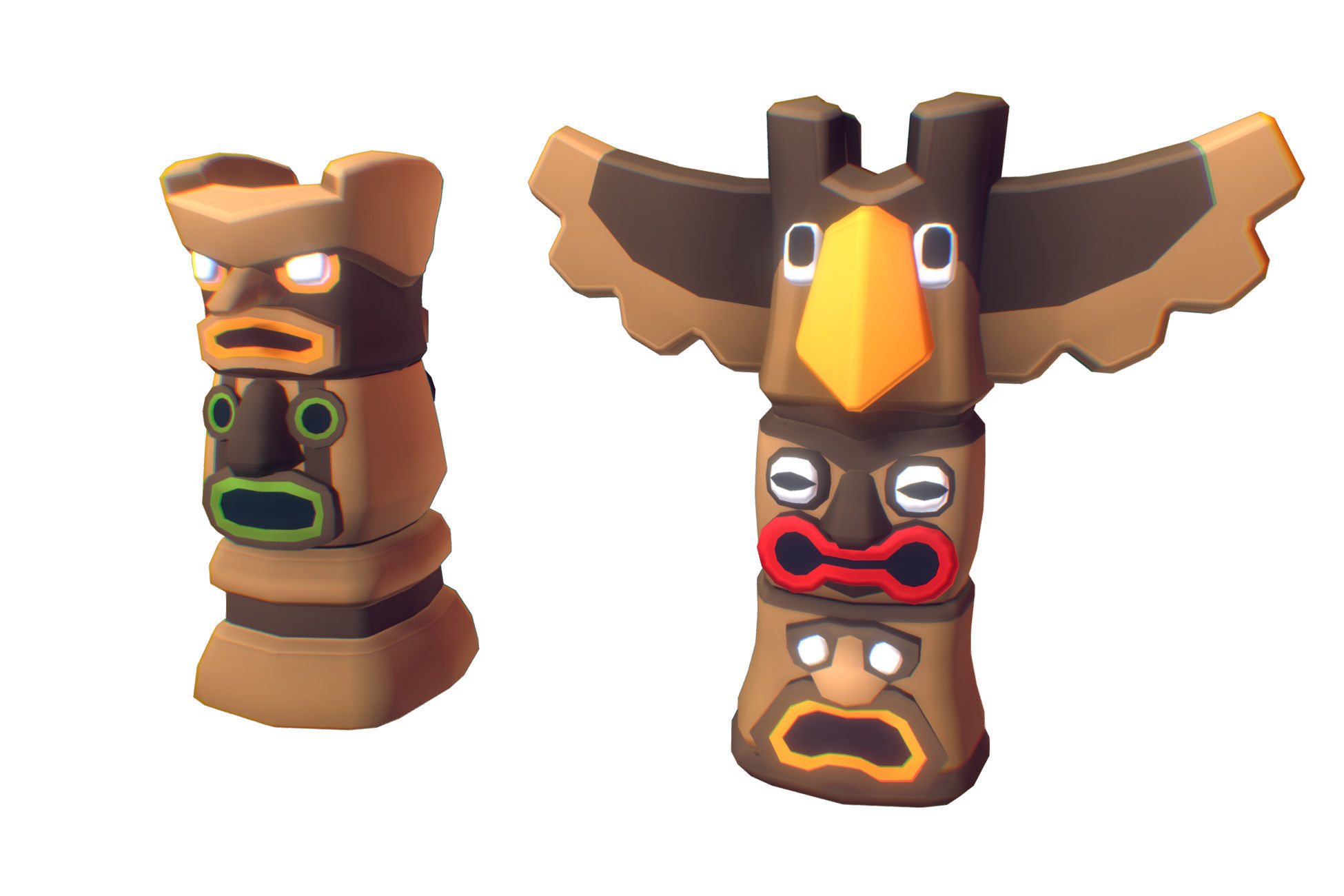 Cube World Bundle - Proto Series Low-poly 3D model_28