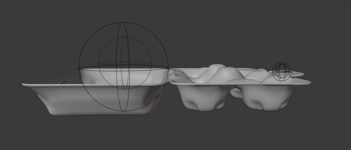 Rigged Egg Box 3D Model Including 6 Easter Eggs Low-poly 3D model_9