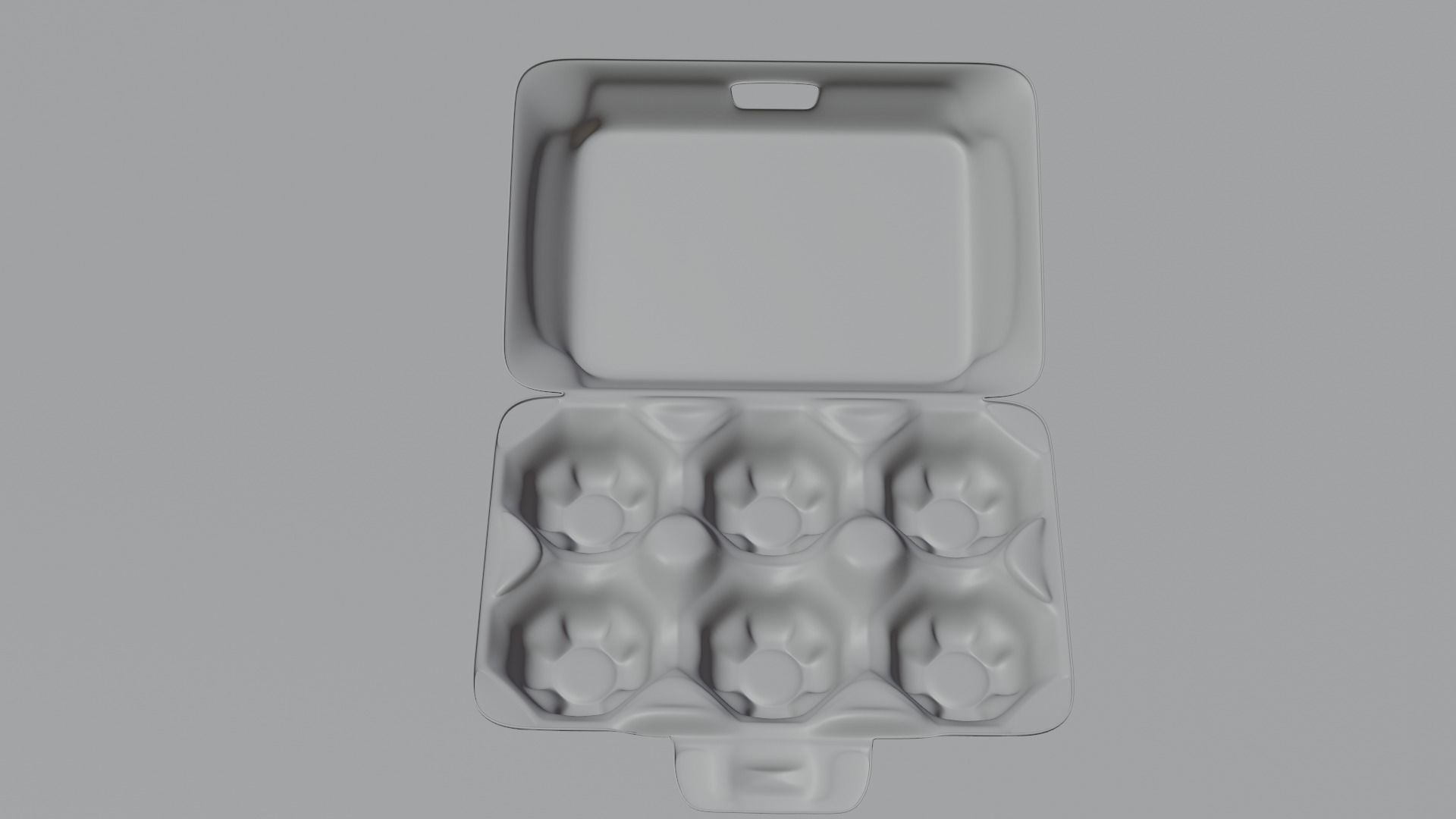 Rigged Egg Box 3D Model Including 6 Easter Eggs Low-poly 3D model_3