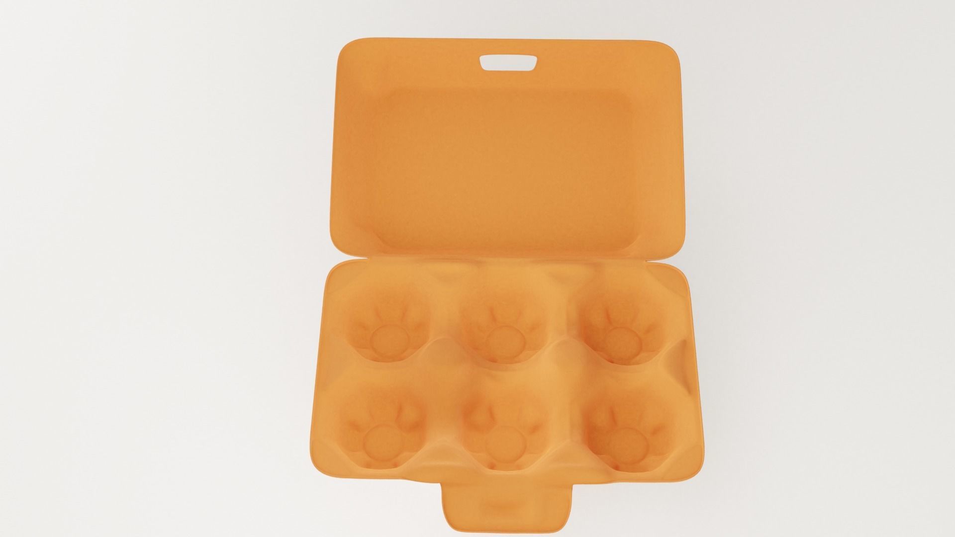 Rigged Egg Box 3D Model Including 6 Easter Eggs Low-poly 3D model_2