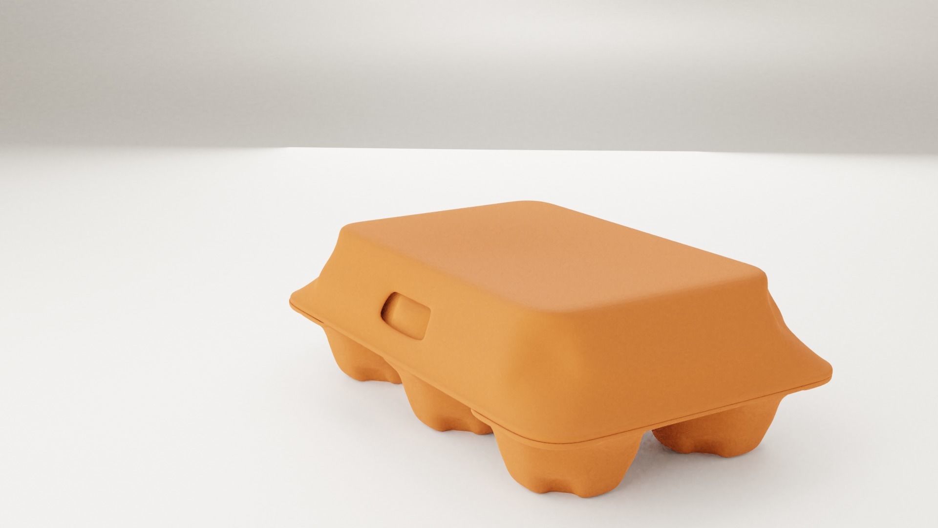 Rigged Egg Box 3D Model Including 6 Easter Eggs Low-poly 3D model_1