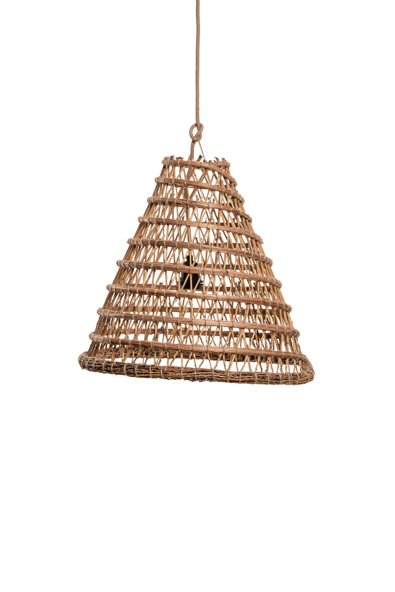 Bamboo rattan lamp Couleur Locale 3D model_1