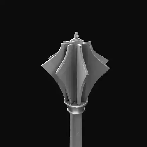 Knight Mace Low-poly 3D model