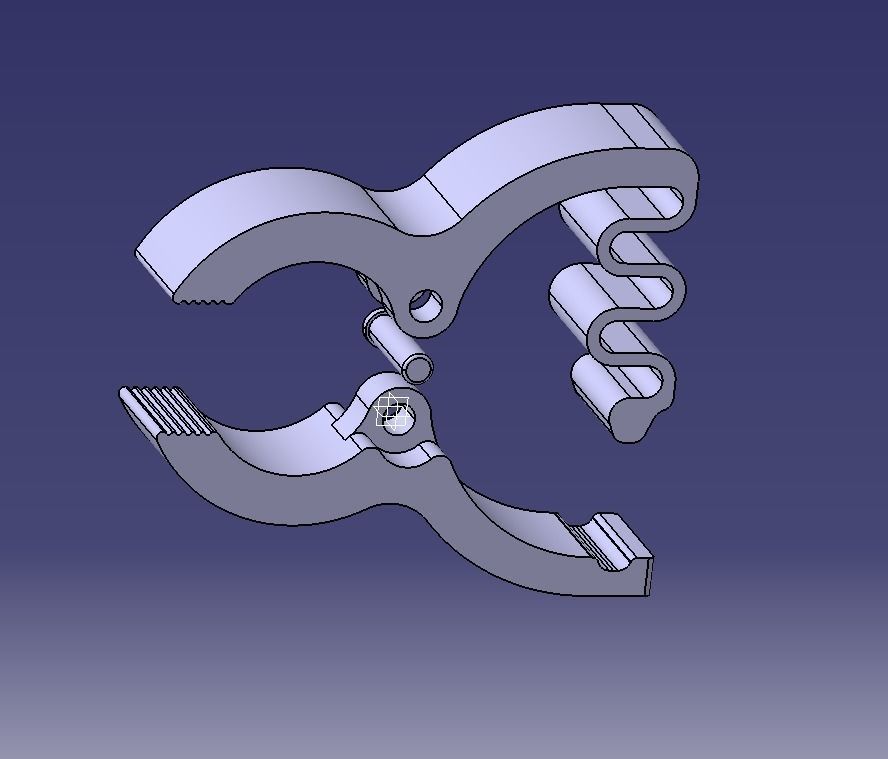 Cloth Clip 3D print model_12