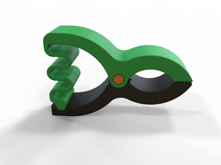 Cloth Clip 3D print model_7