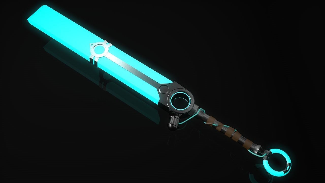 Ekko Sword 3d model 3D model_2
