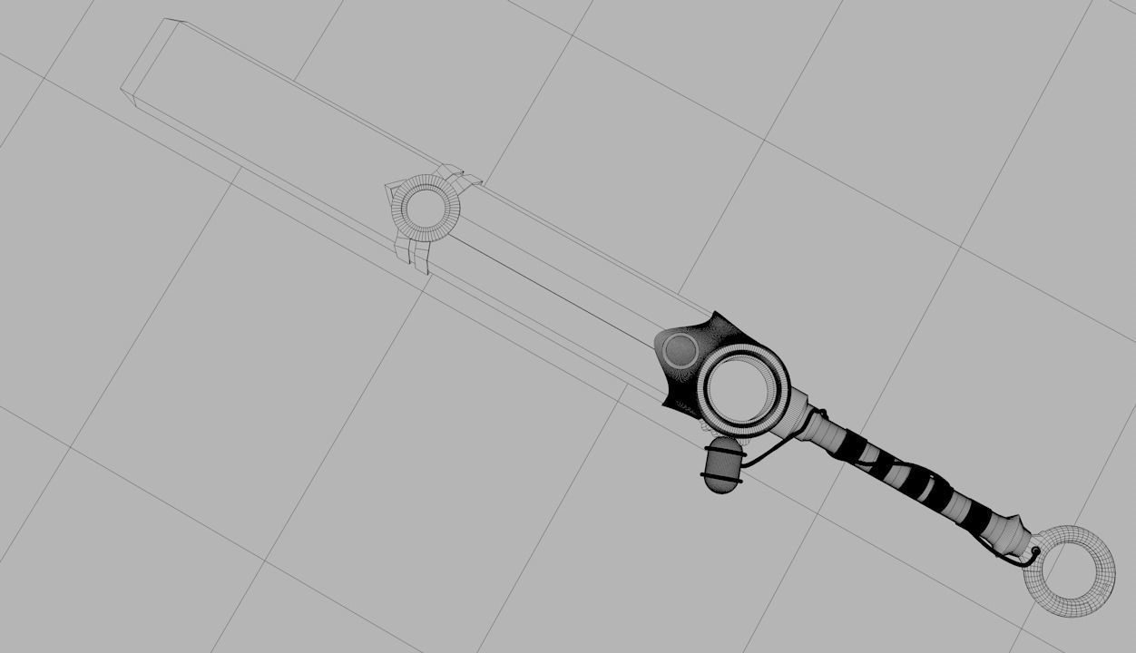 Ekko Sword 3d model 3D model_5