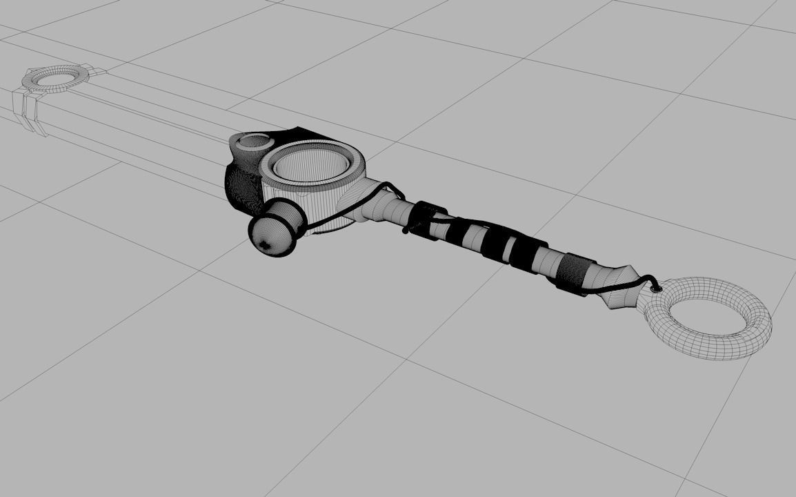 Ekko Sword 3d model 3D model_4