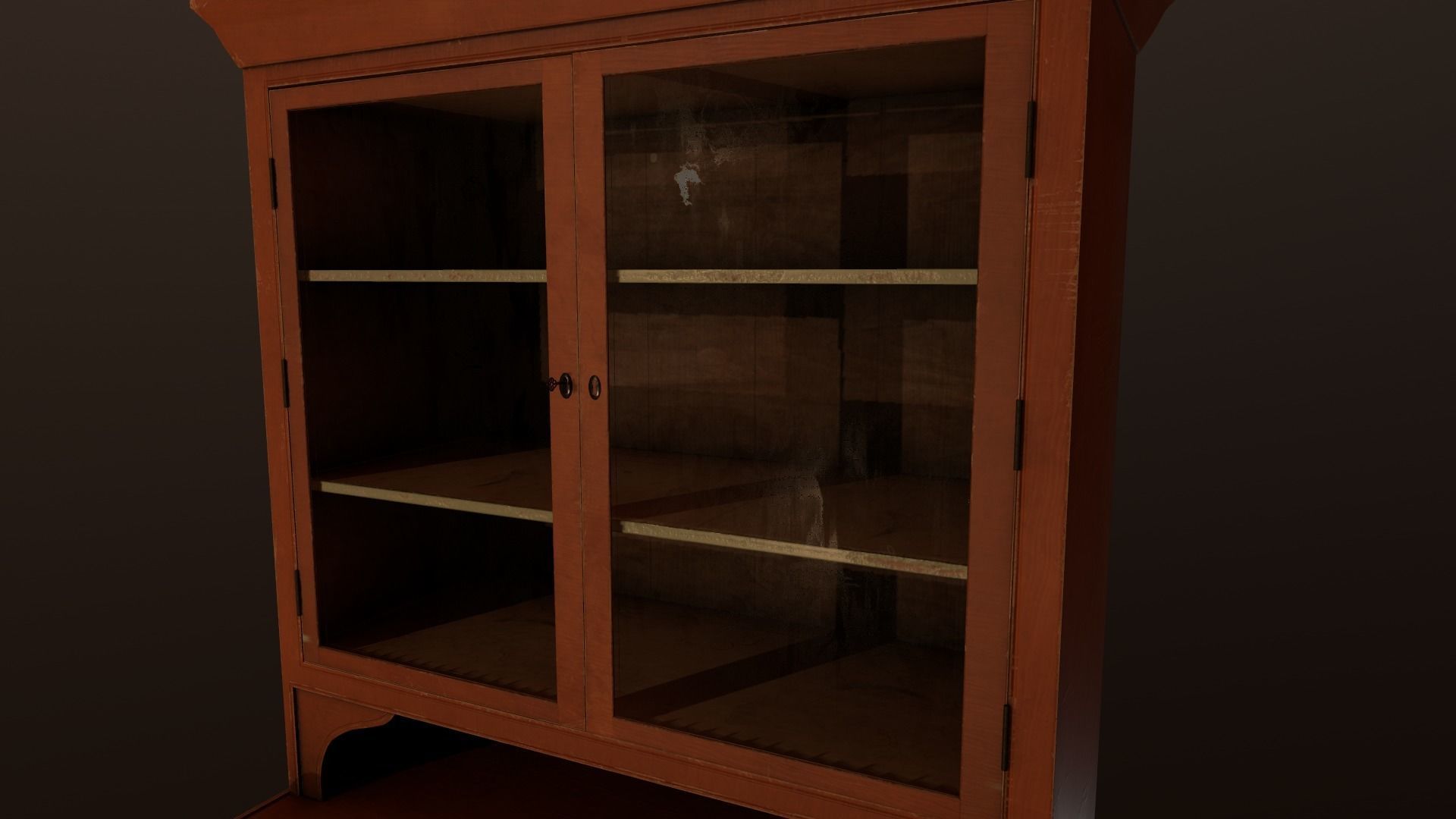 Old Cabinet - PBR Model Low-poly 3D model_17
