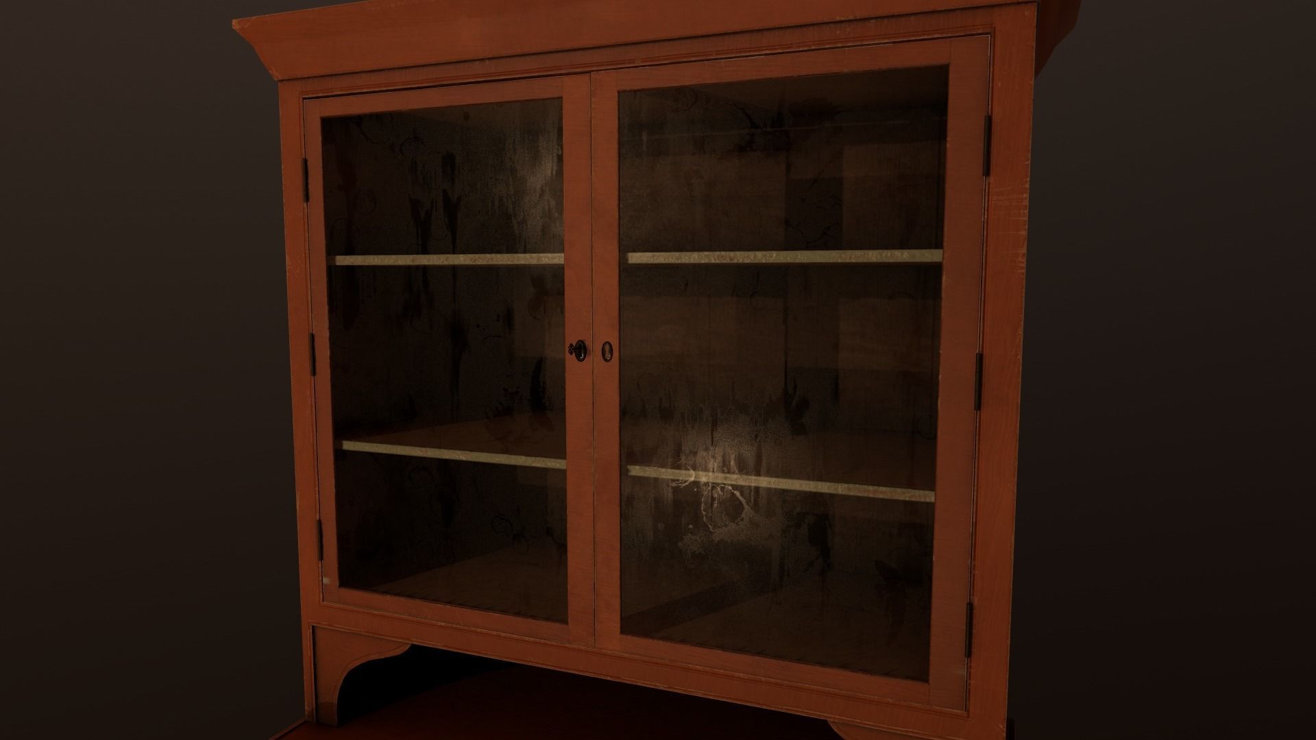 Old Cabinet - PBR Model Low-poly 3D model_15