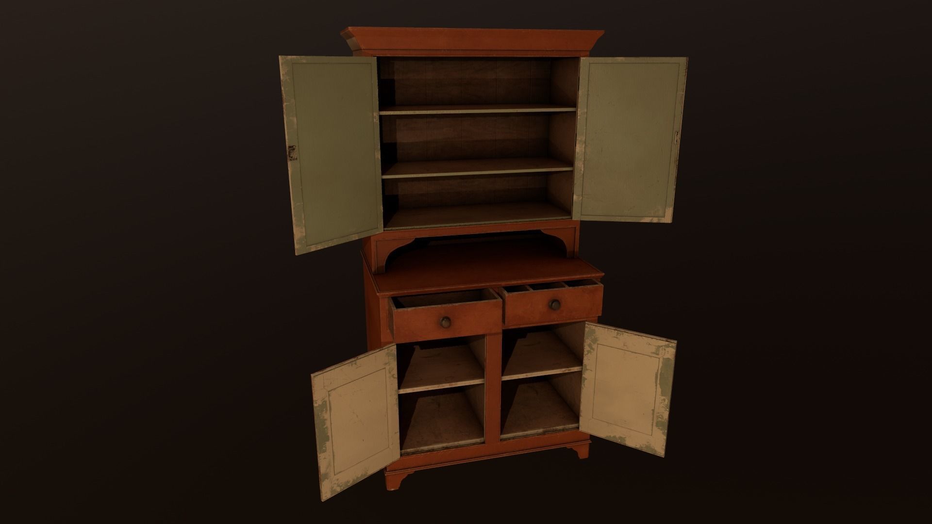 Old Cabinet - PBR Model