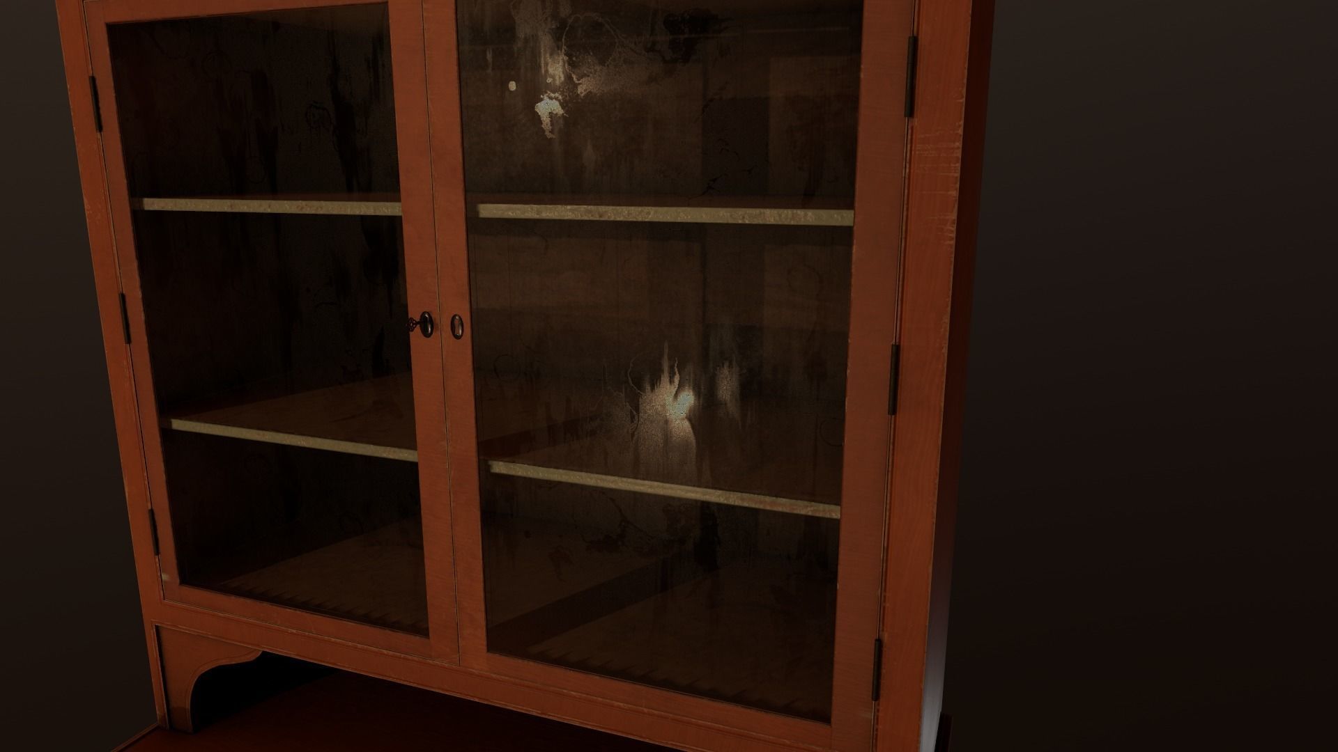 Old Cabinet - PBR Model Low-poly 3D model_16