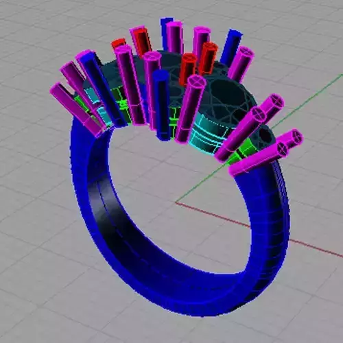 Women Trilogy Ring For Wedding Anello trilogy tr46