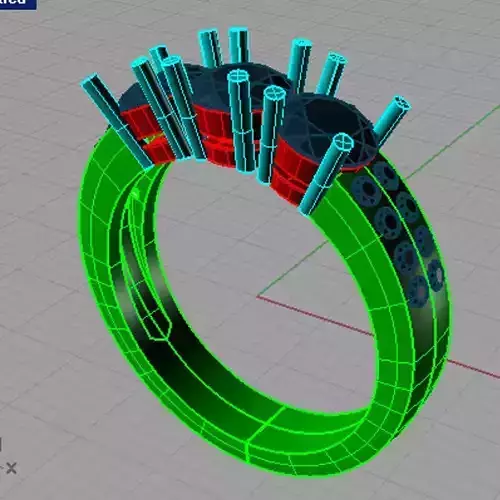 Women Trilogy Ring For Wedding Anello trilogy tr47