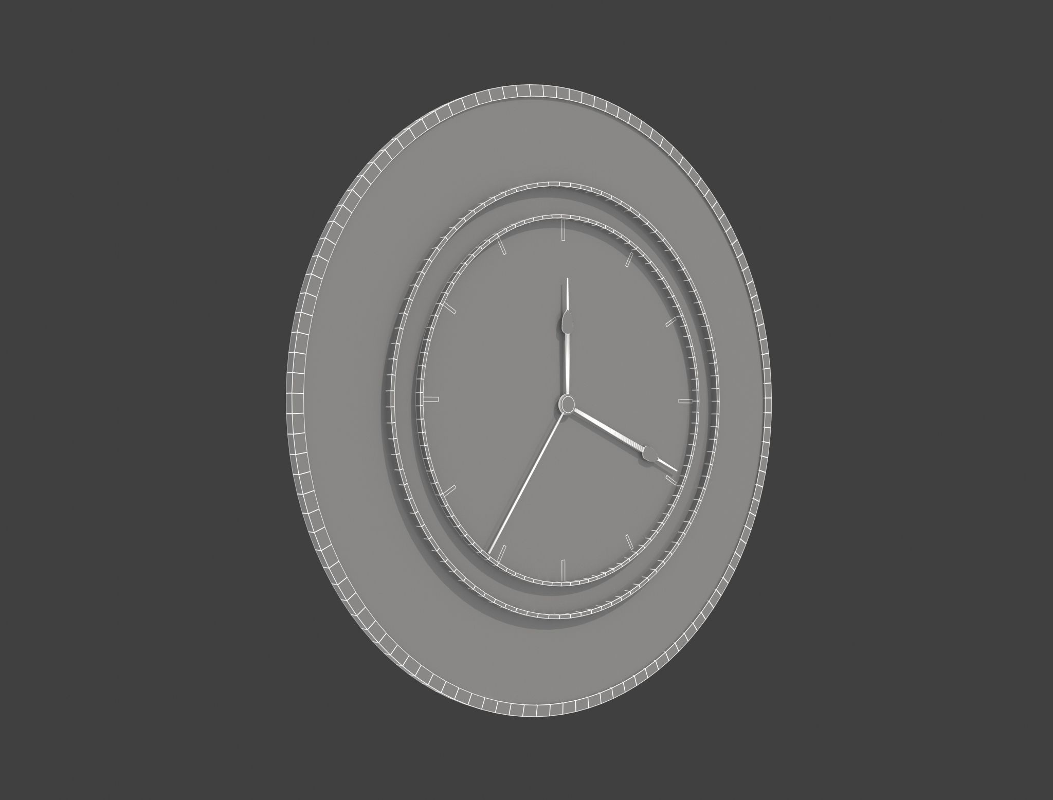 Wall Clock - Four Seasons 3D model_8