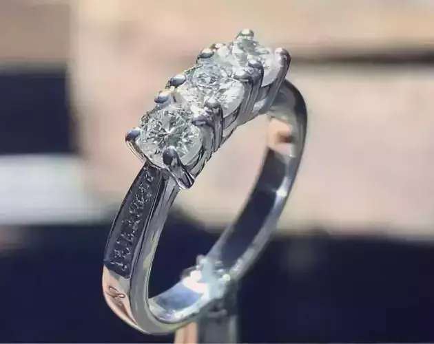 Women Trilogy Ring For Wedding Anello trilogy tr49