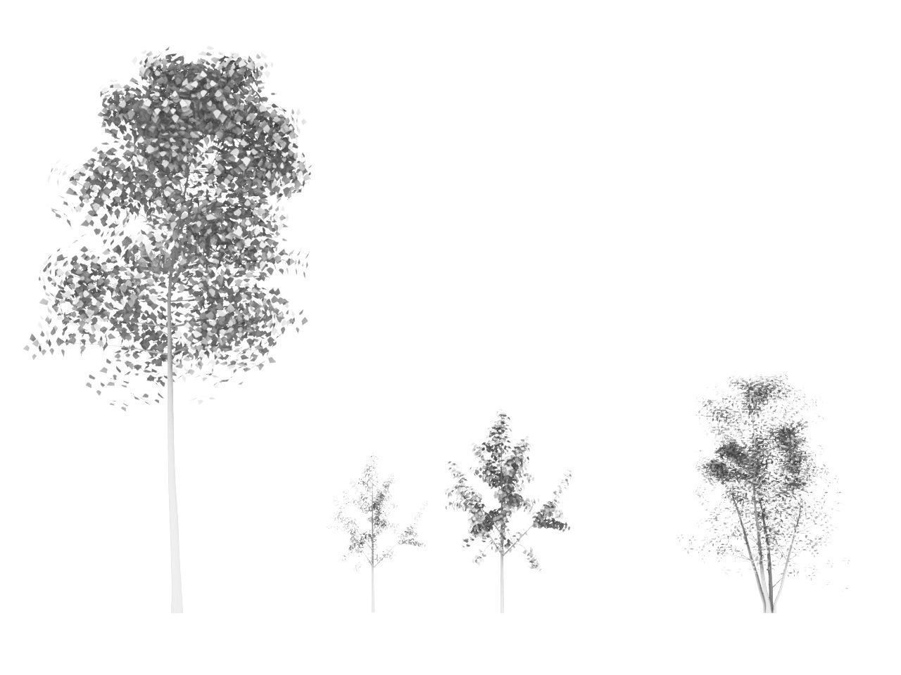 TREE PACK Low-poly 3D model_2