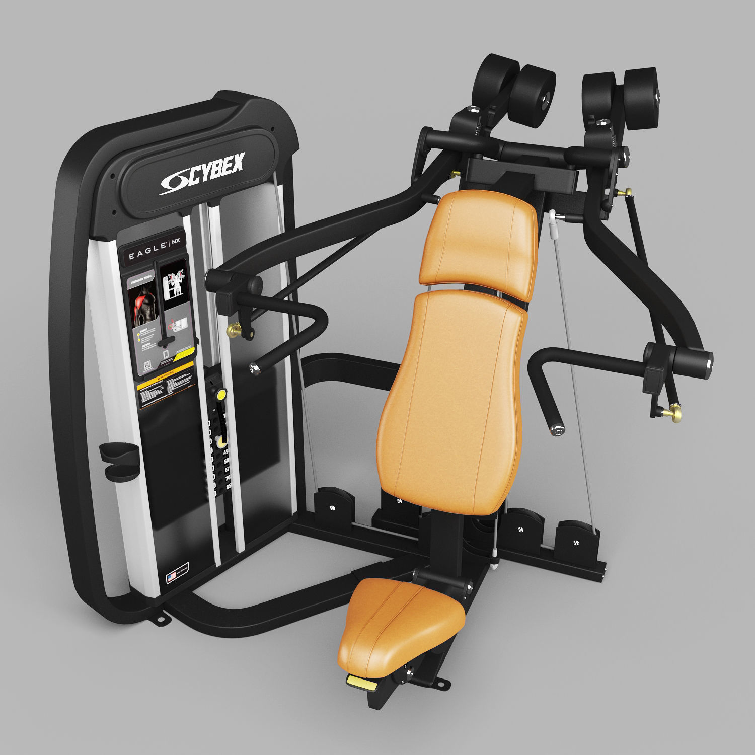 Cybex Strength Training Equipment 3D model_2