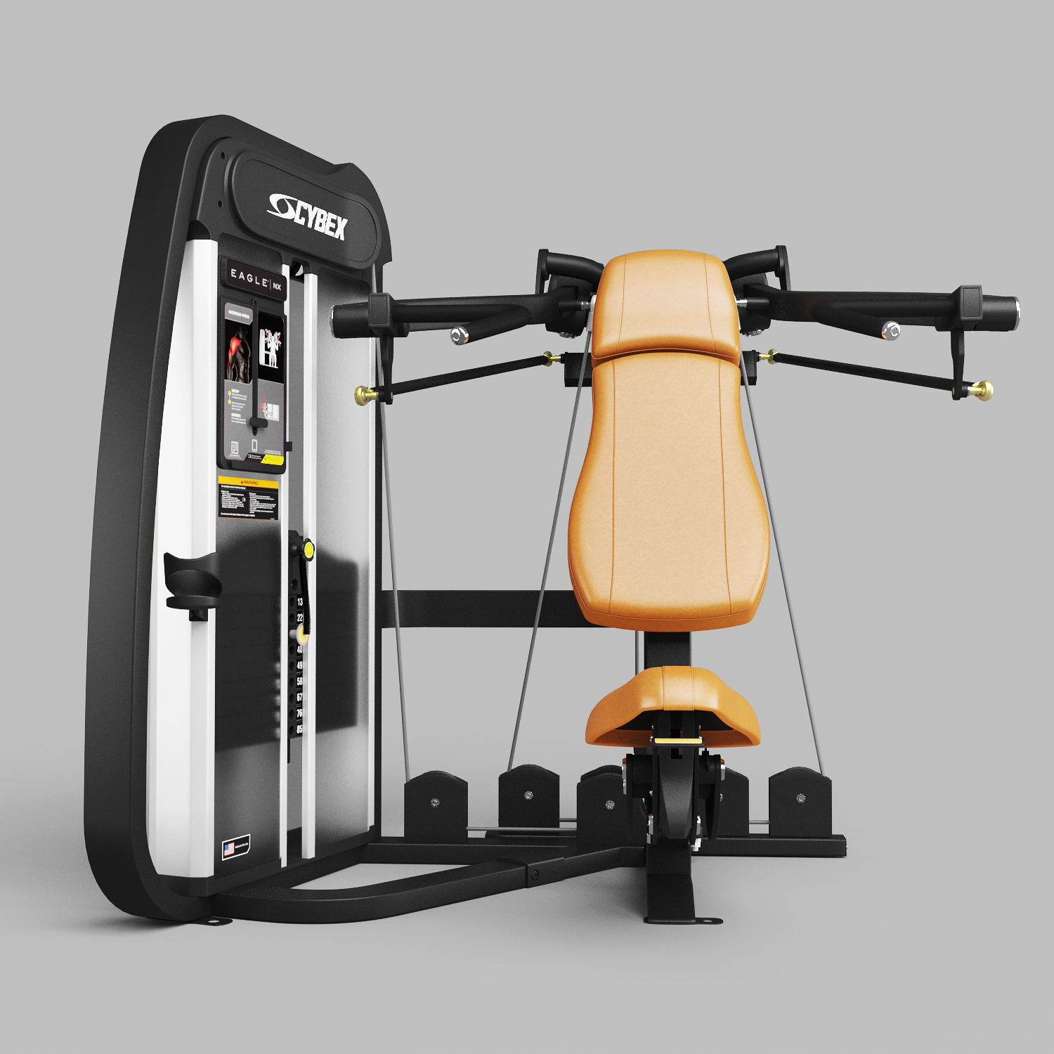 Cybex Strength Training Equipment 3D model_1