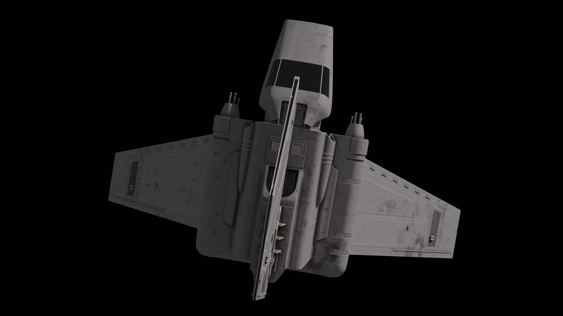 Lambda Shuttle 3D model_9