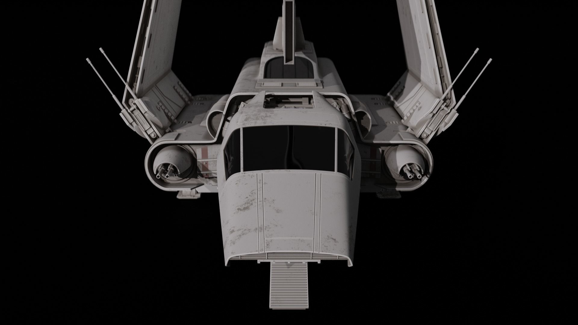 Lambda Shuttle 3D model_3