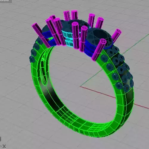 Women Trilogy Ring For Wedding Anello trilogy tr52