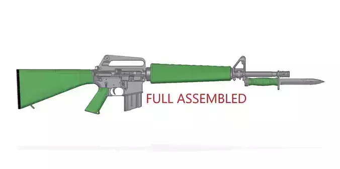 Colt M 16 3D model