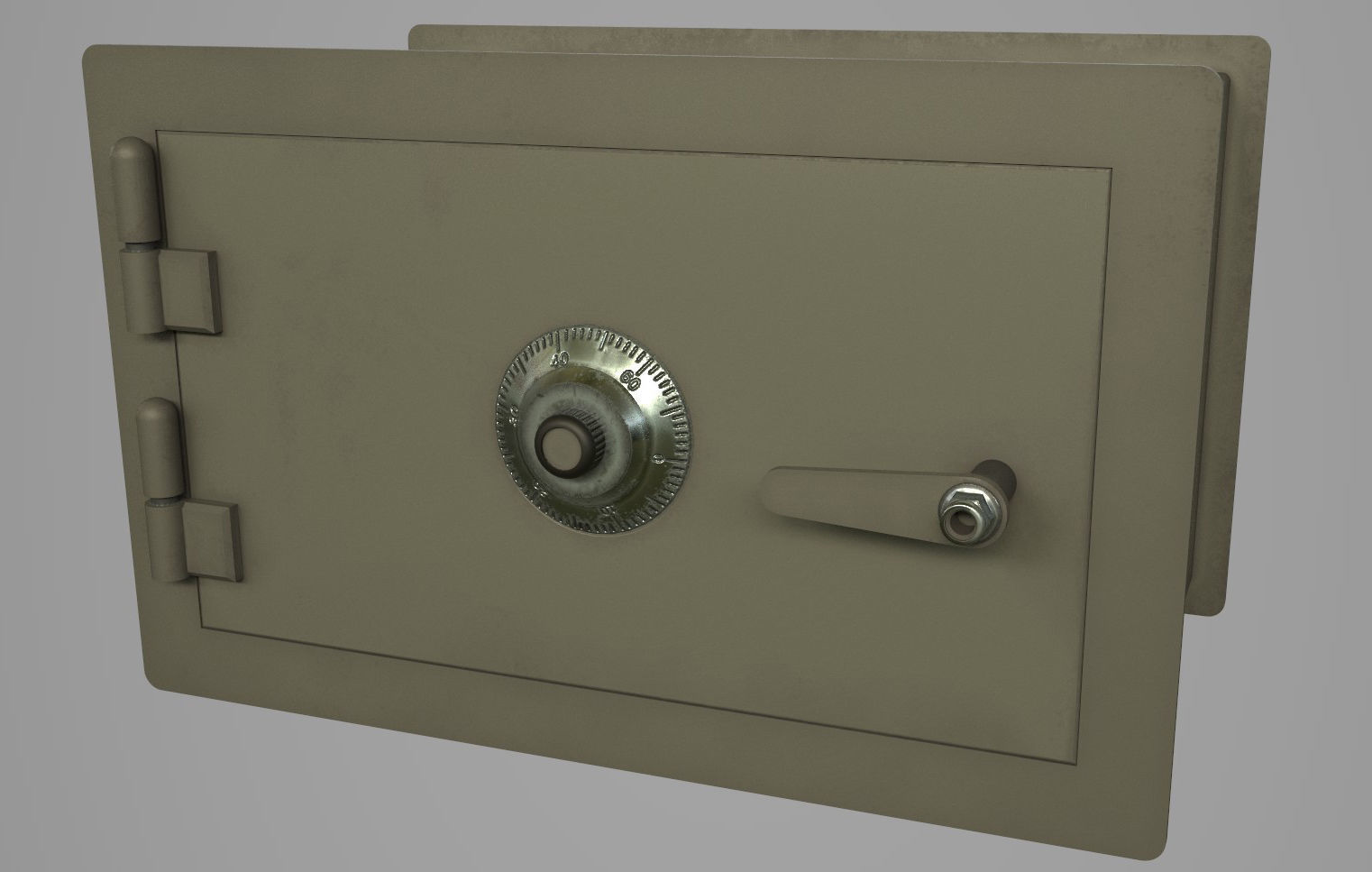 Safe - PBR Game Ready- glTF format included Low-poly 3D model_4