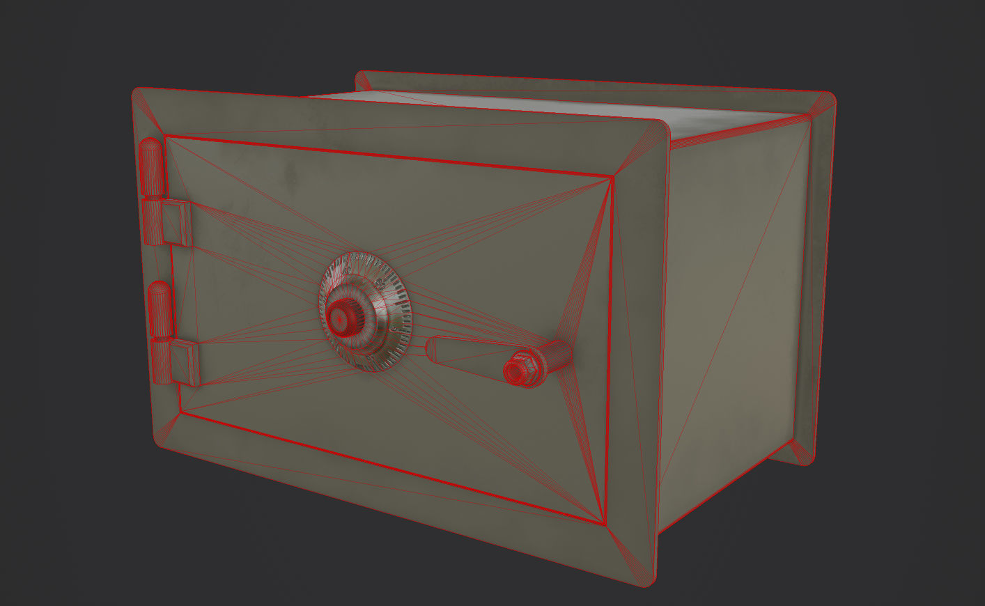 Safe - PBR Game Ready- glTF format included Low-poly 3D model_7