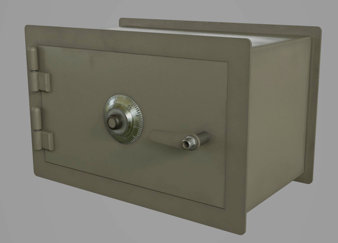 Safe - PBR Game Ready- glTF format included Low-poly 3D model_1