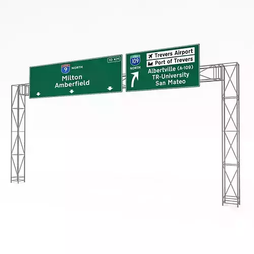 3D Traffic Sign Model 06
