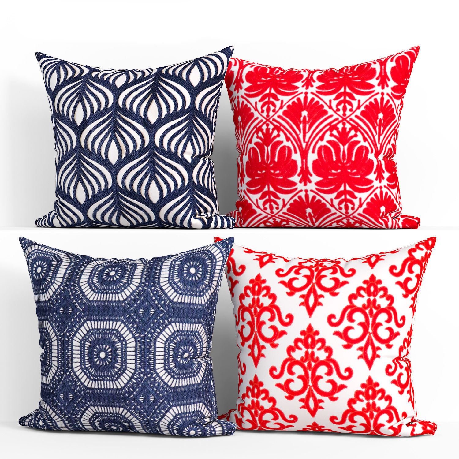 50 Decorative set pillow 250-299 3D model_3