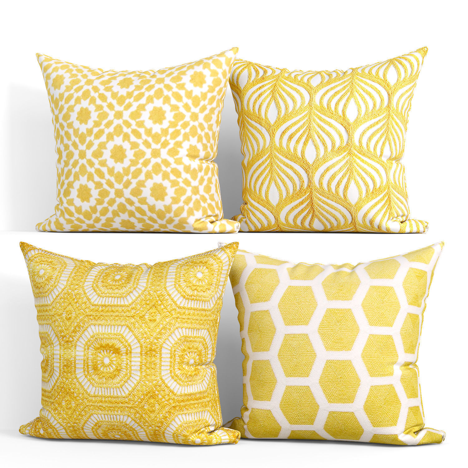 50 Decorative set pillow 250-299 3D model_1