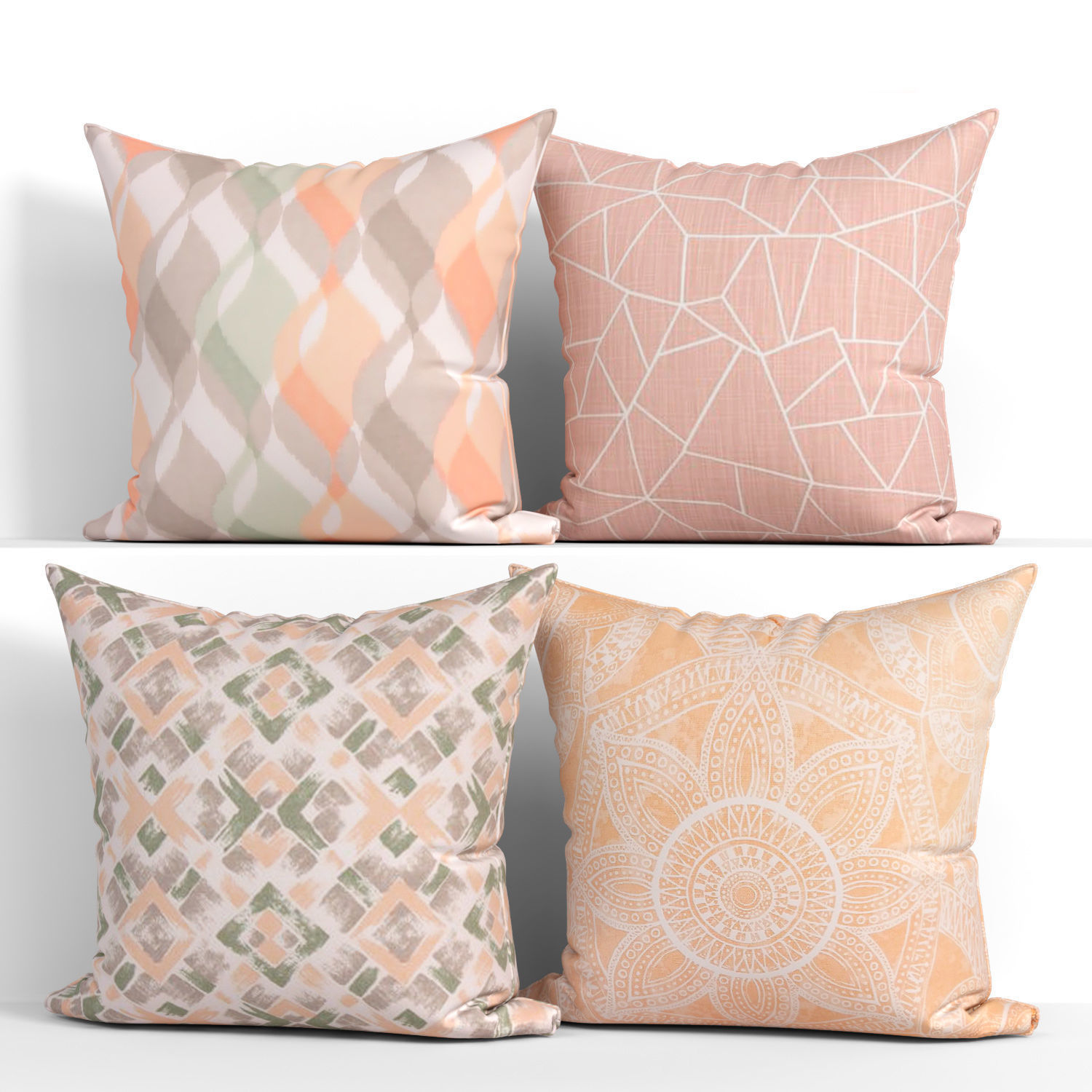 50 Decorative set pillow 250-299 3D model_39