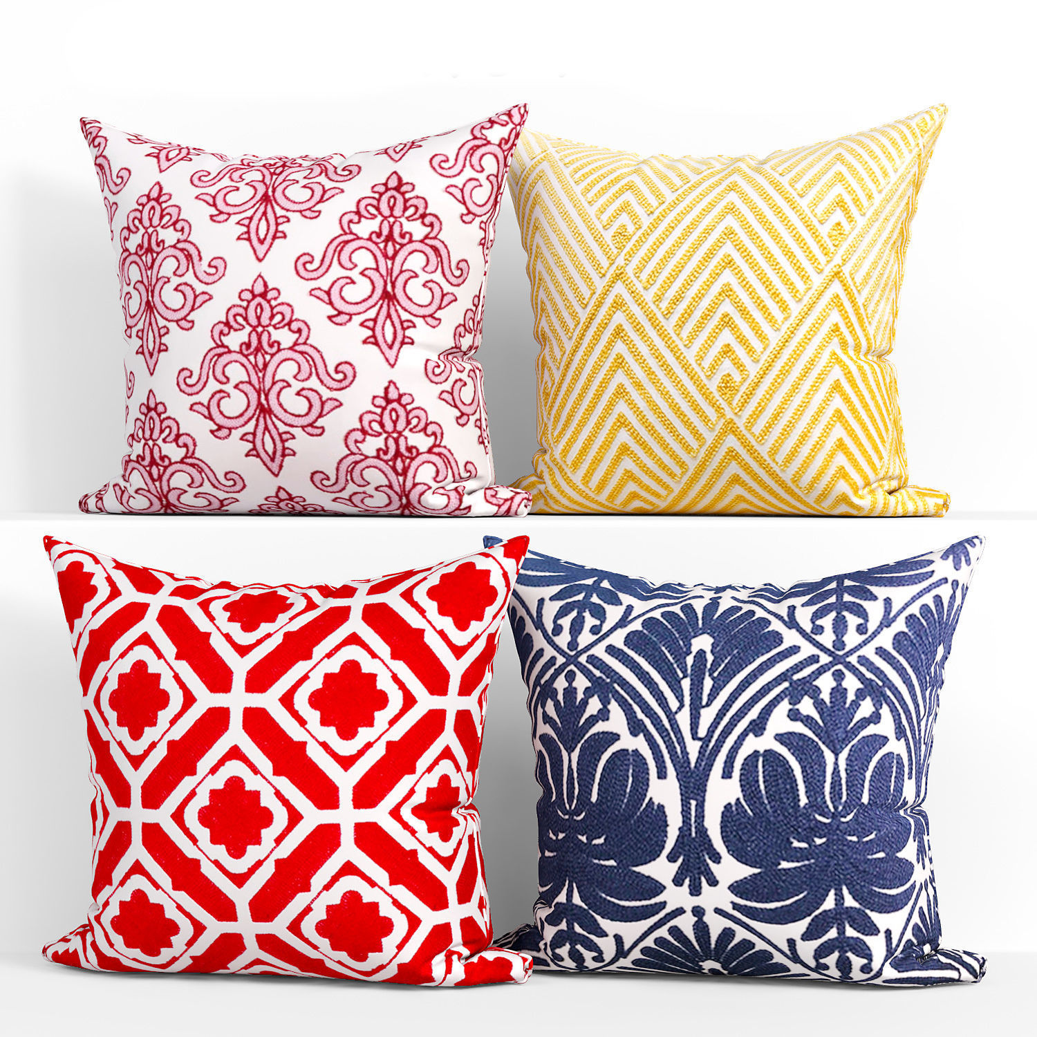 50 Decorative set pillow 250-299 3D model_2