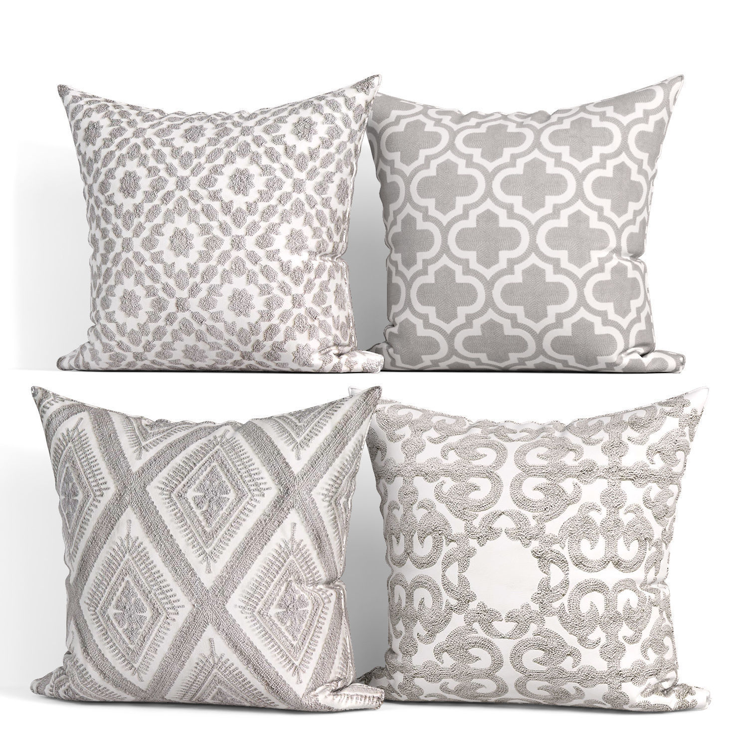 50 Decorative set pillow 250-299 3D model_4