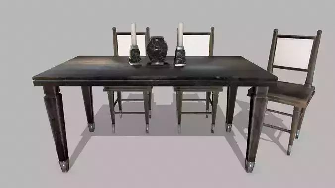 Table Set wooden chair