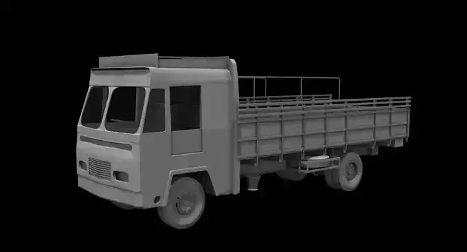 lorry 3d model train