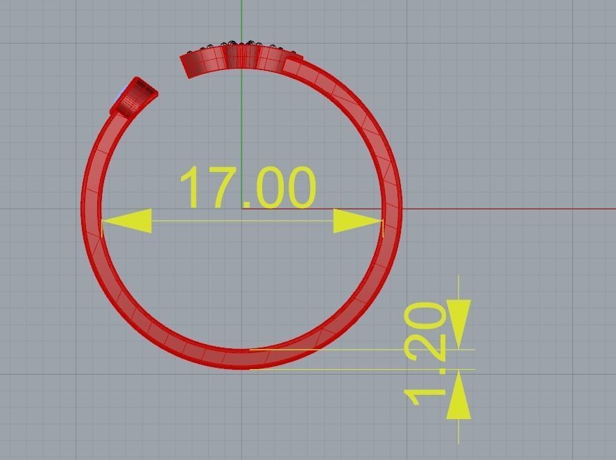 M RINGS N80 3D print model_5