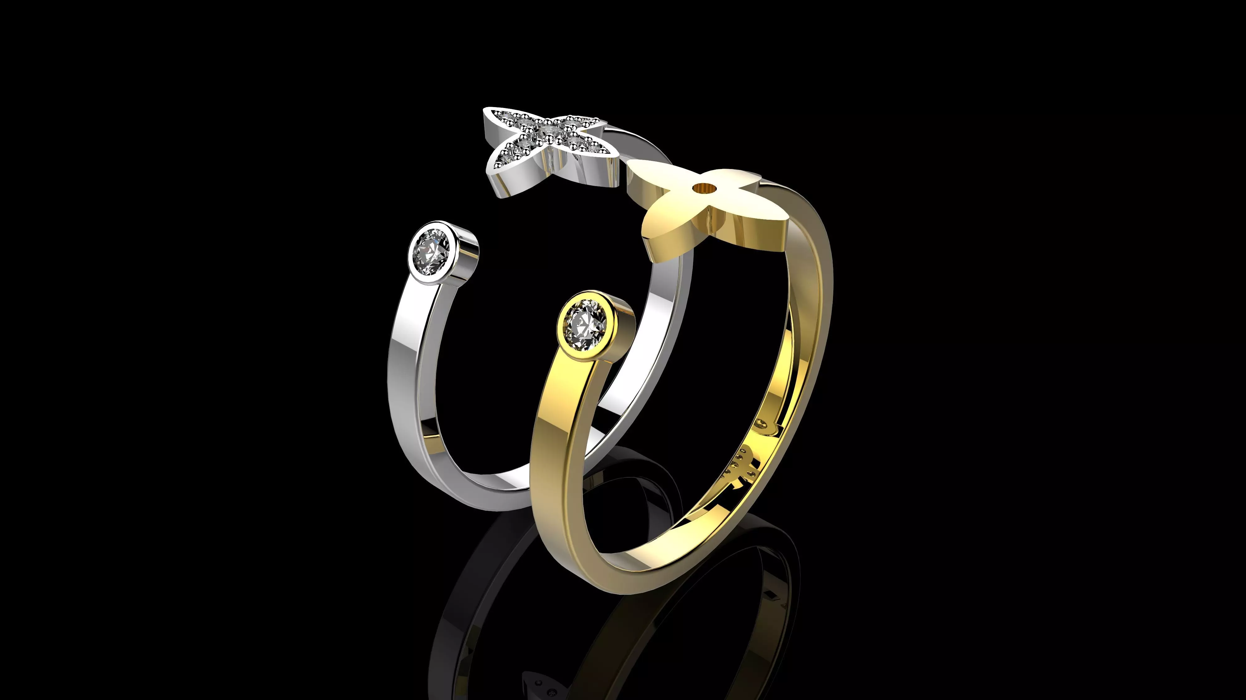 M RINGS N80 3D print model_0