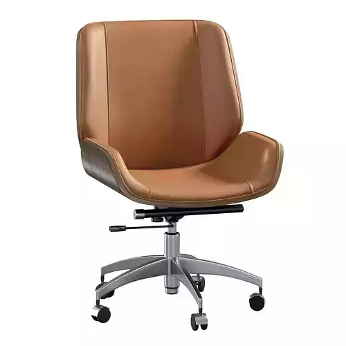 Kafedra ofis TopChairs Crown Brown
