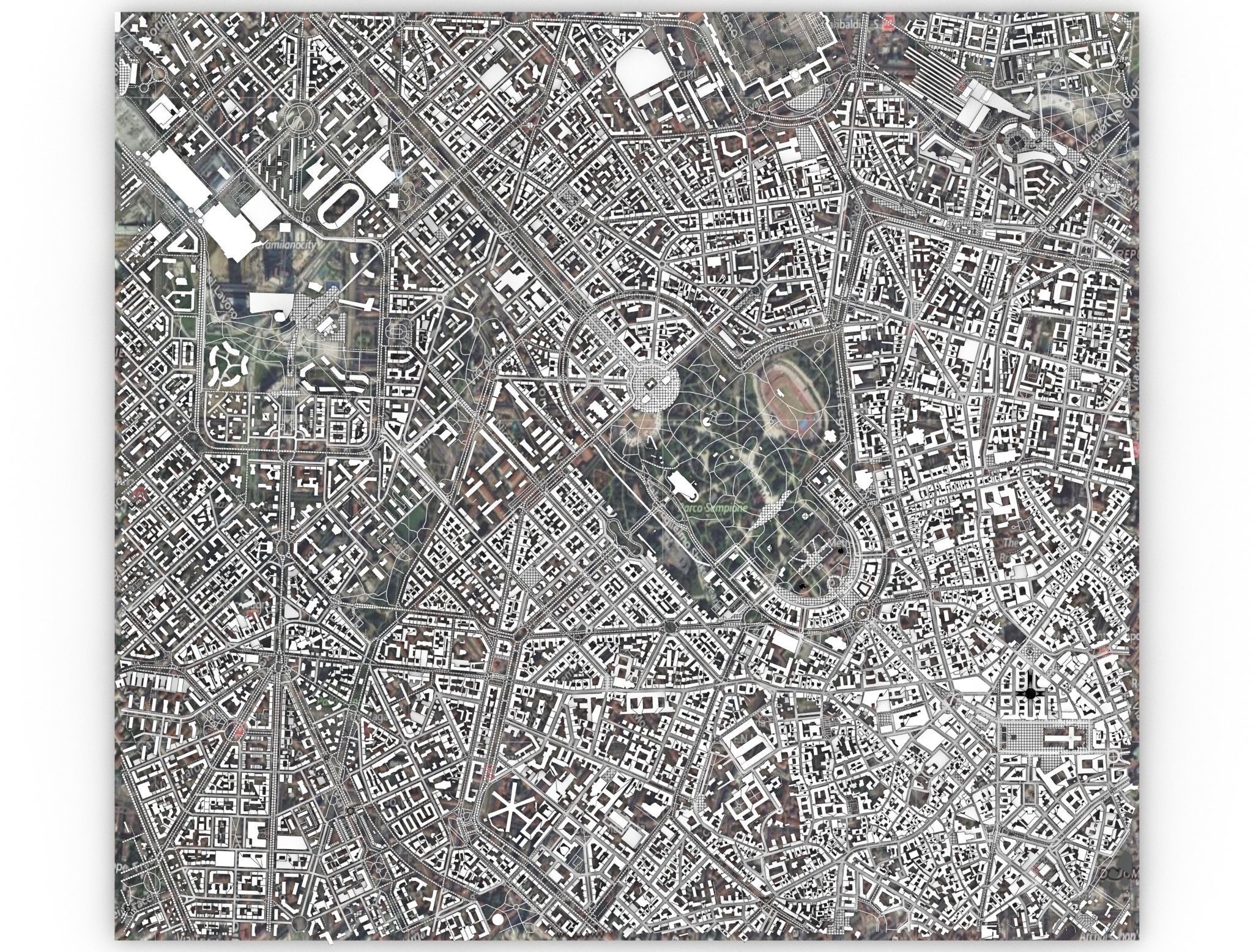 Milan Italy 3D model_2