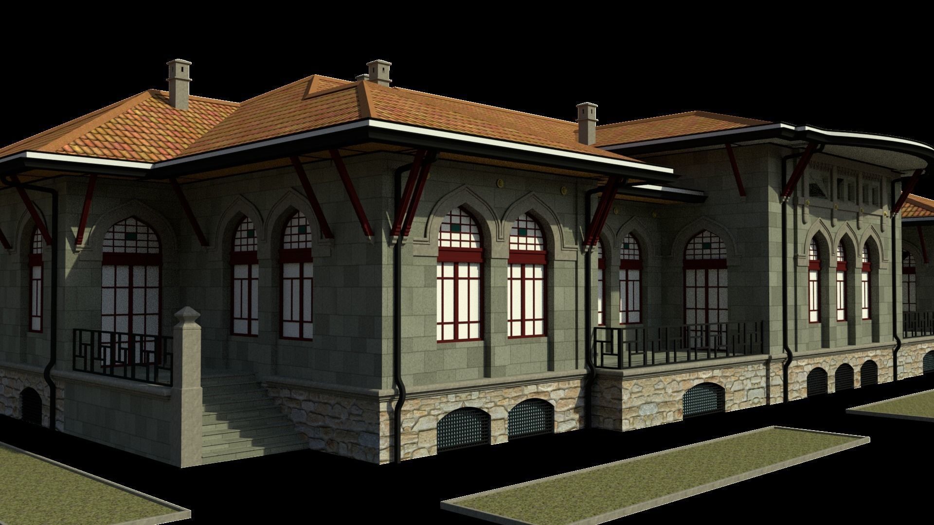 TBBM ILK MECLIS - First Parliament Building of Turkey 3D model_17