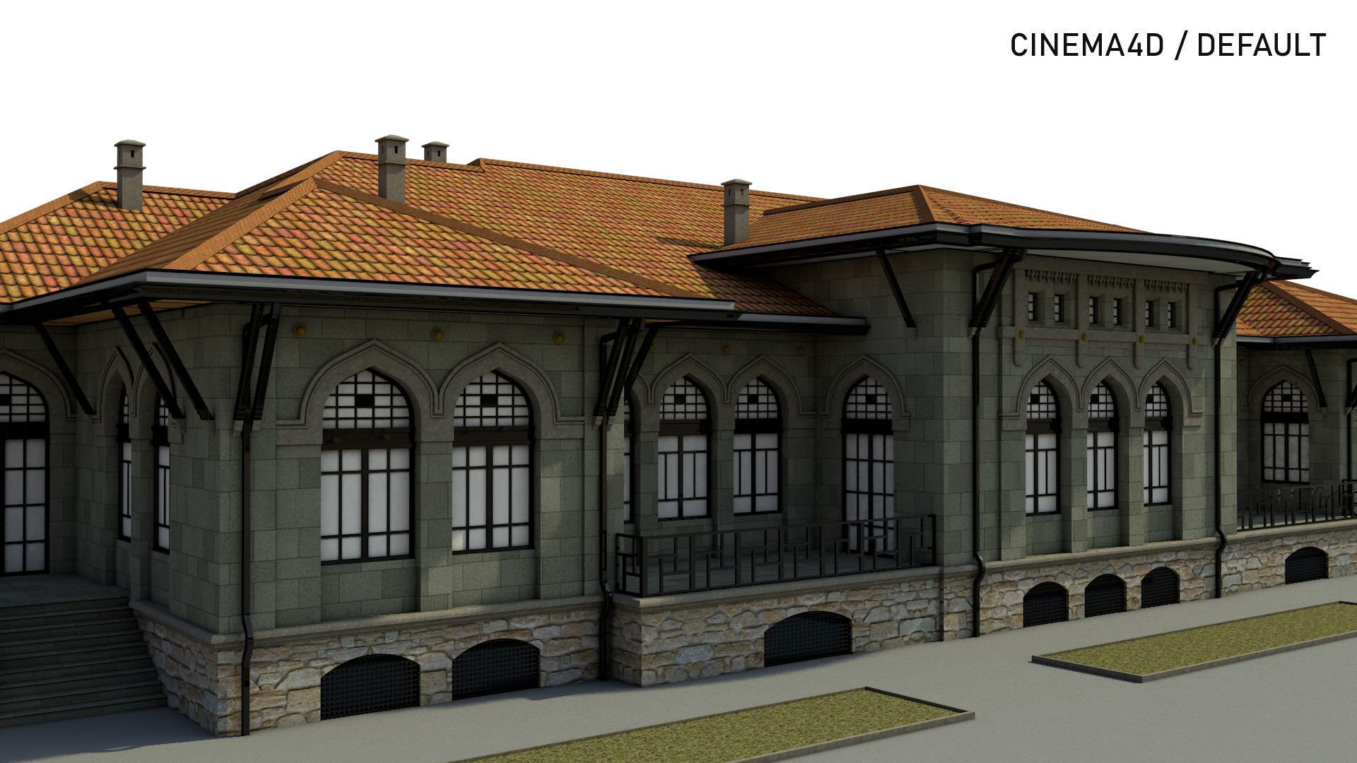 TBBM ILK MECLIS - First Parliament Building of Turkey 3D model_6