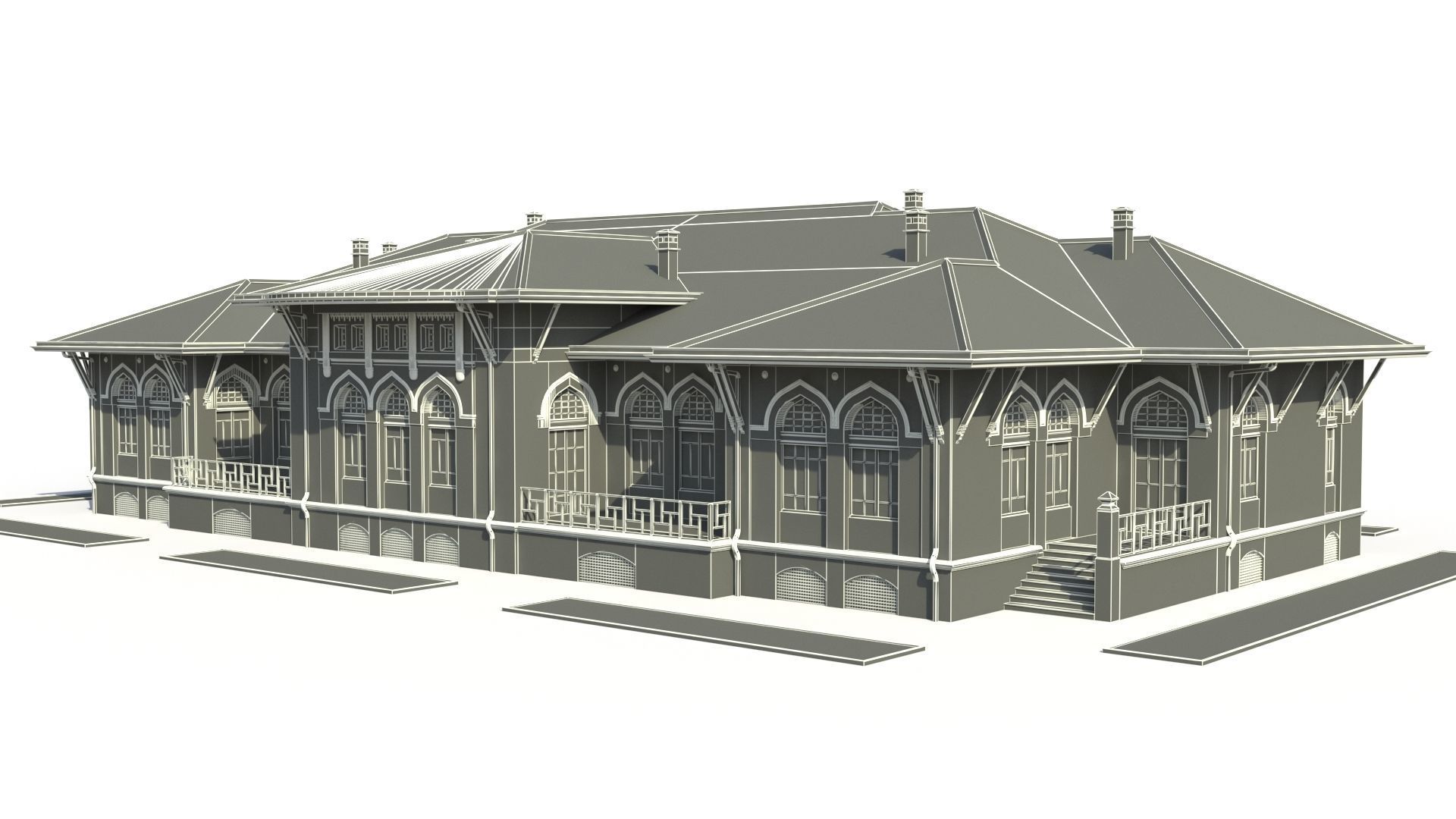 TBBM ILK MECLIS - First Parliament Building of Turkey 3D model_8