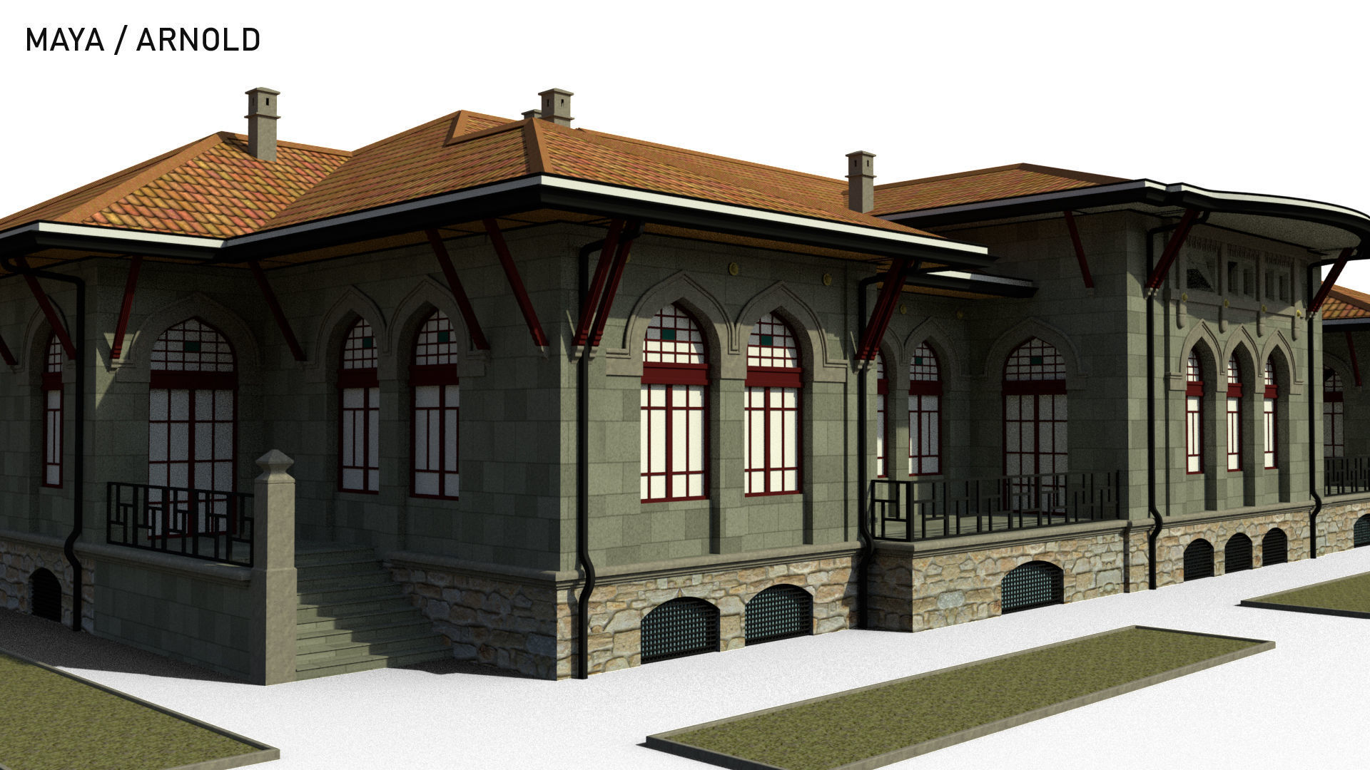 TBBM ILK MECLIS - First Parliament Building of Turkey 3D model_7