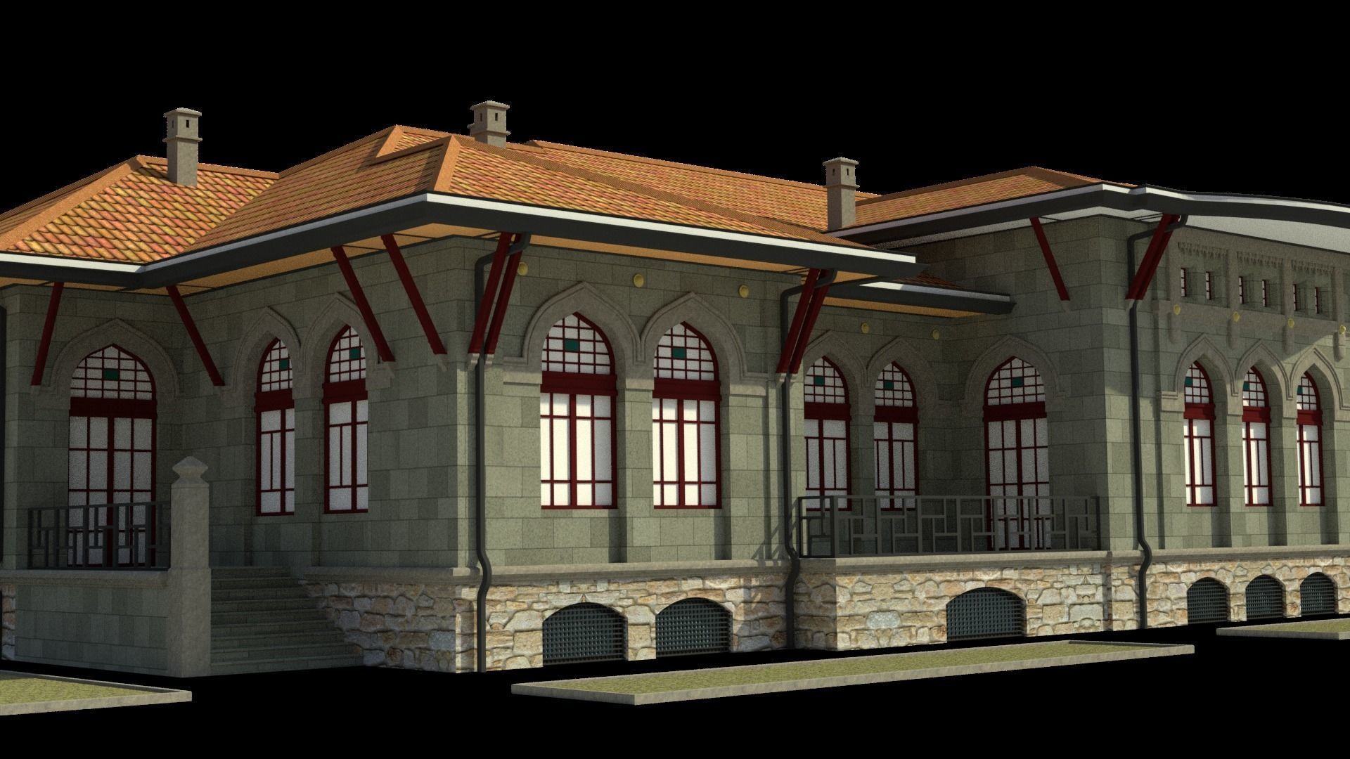 TBBM ILK MECLIS - First Parliament Building of Turkey 3D model_16