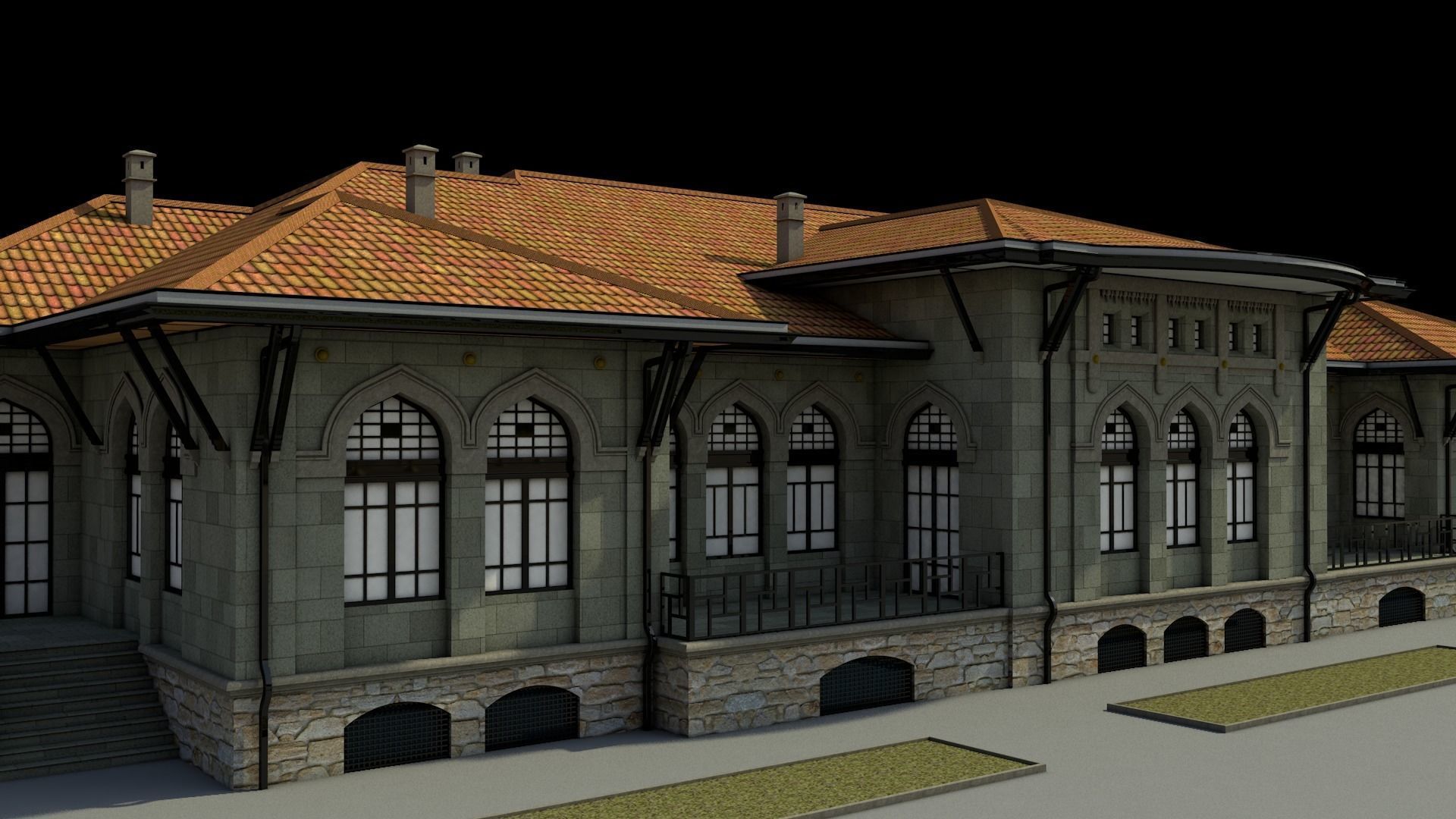TBBM ILK MECLIS - First Parliament Building of Turkey 3D model_13