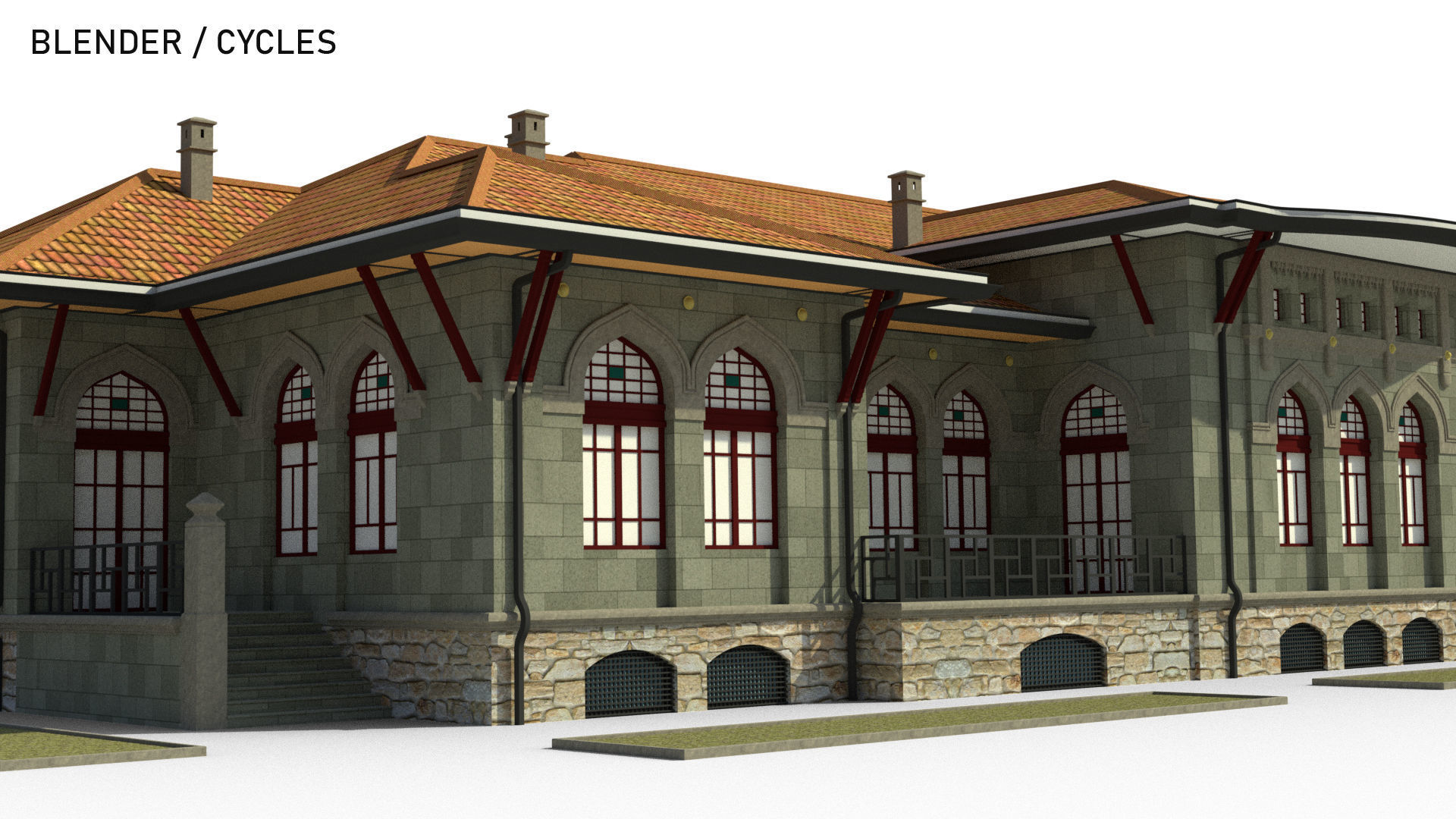 TBBM ILK MECLIS - First Parliament Building of Turkey 3D model_5